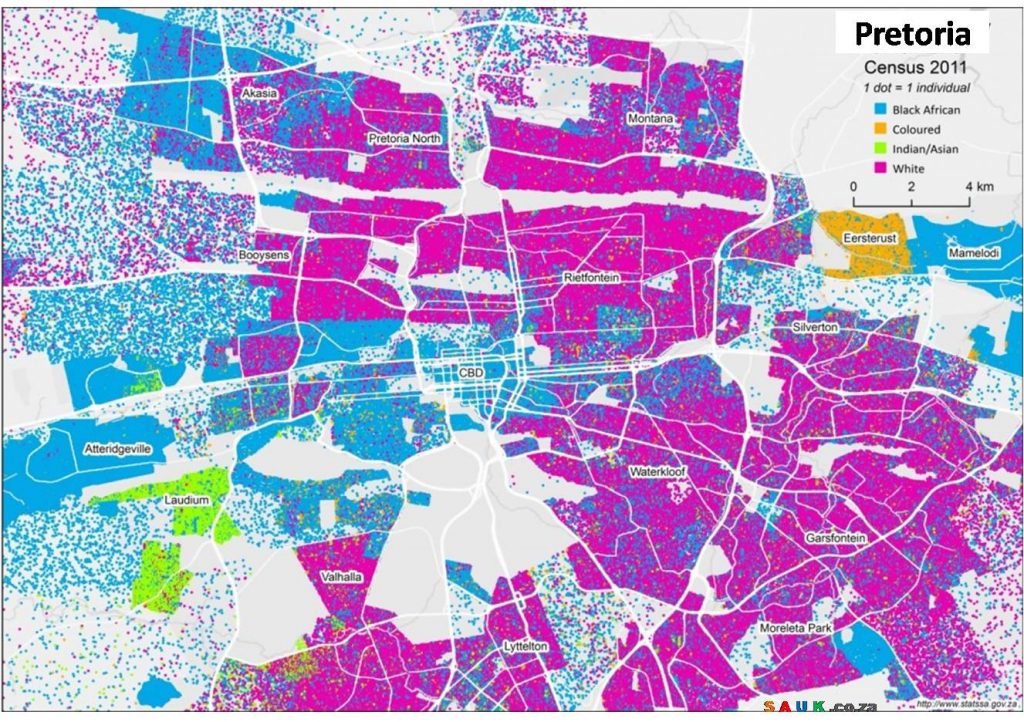 Pretoria demografie