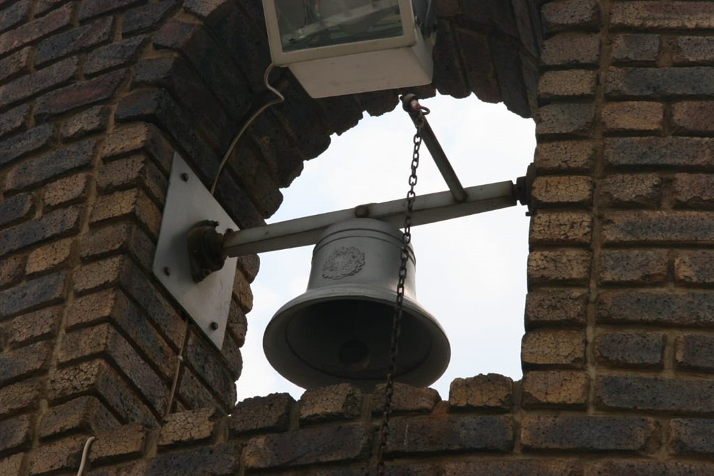 Booswigte steel kerkklok van NG kerk Wespoort in Danville